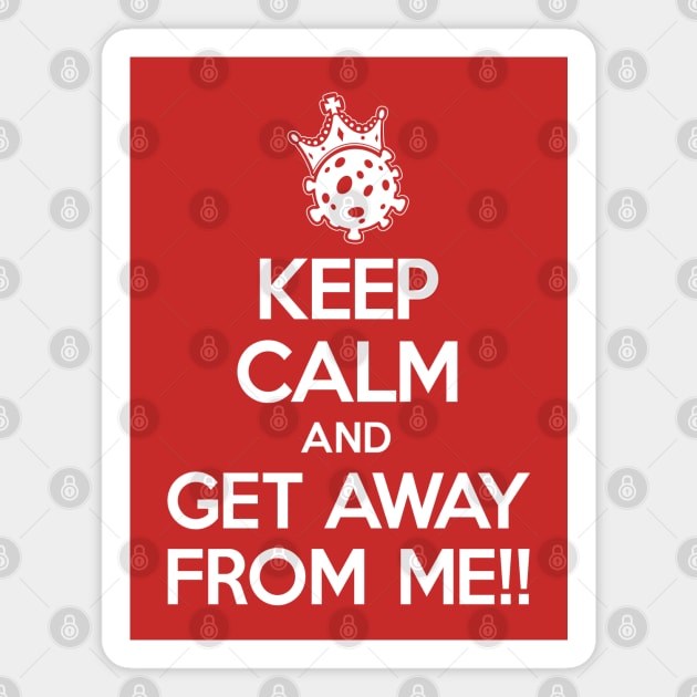 Keep Calm and Get Away Magnet by Getsousa